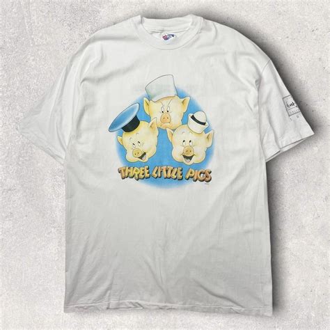 the three little pigs t shirt 90s | focus