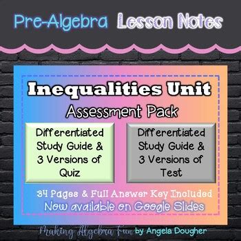 Image result for Pre-Algebra Study Guide