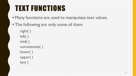 Image result for Text Functions Formula
