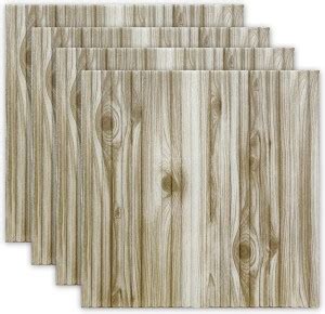 Wembley 68.58 cm Wooden Foam Panels for Living Room Bedroom Hall |3D ...