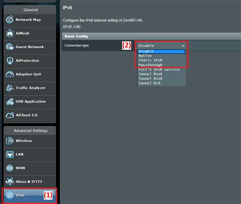 Image result for Disable IPv6 Asus Router