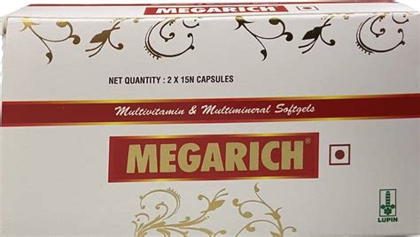 MEGARICH Multivitamin & Multimineral Softgels Price in India - Buy ...