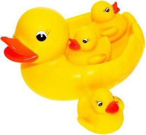 Aone Enterprise Chu Chu Duck Family Baby Bathing Toys Set Bath Toy ...