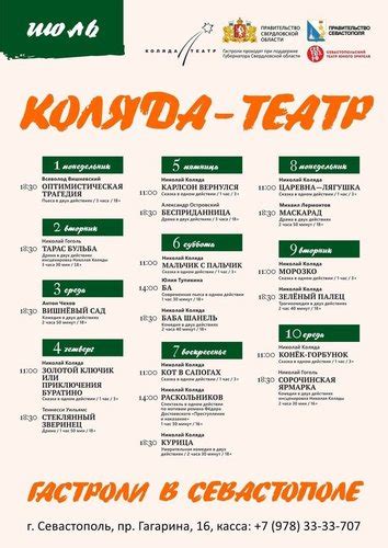В Севастополь впервые на гастроли приезжает легендарный «Коляда-театр ...