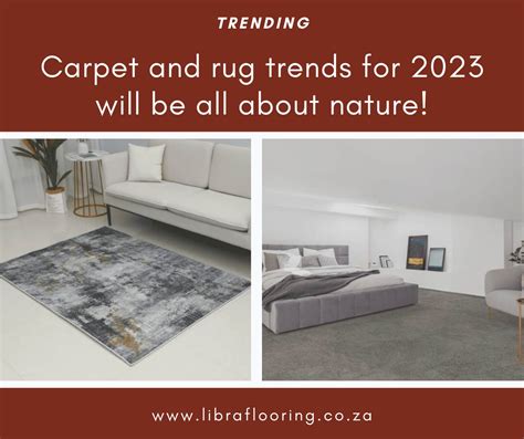 Carpet and rug trends for 2023 will be all about nature!
