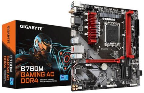 GIGABYTE B760M GAMING AC DDR4 LGA 1700Socket Micro-ATX Intel B75 ...