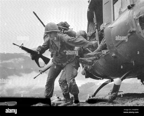 A Shau Valley, South Vietnam: New fighting has broken out on "Hamburger ...