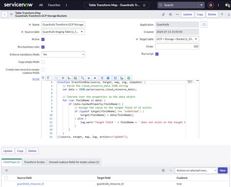 ServiceNow Data Import 的图像结果