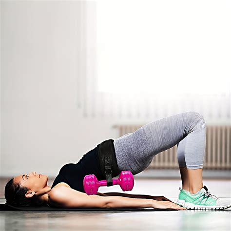 Hip Thrust Cushion Belt for Dumbbells, Slip-Resistant Fixable Hip ...