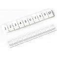 Terminal Marker Strip,10 Pcs Terminal Blocks Labels Tags Markers Bar ...
