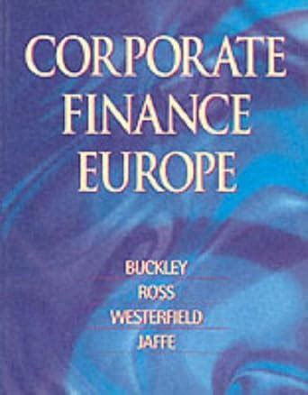 Buy Corporate Finance (European) Book Online at Low Prices in India ...