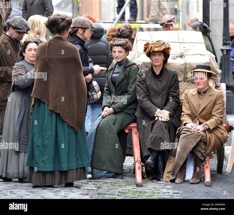 Atmosphere Actors on the TV set of 'Titanic: Blood and Steel' shooting ...