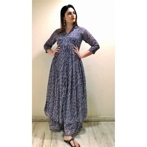 Nitika Flare Georgette set – Kameez.co