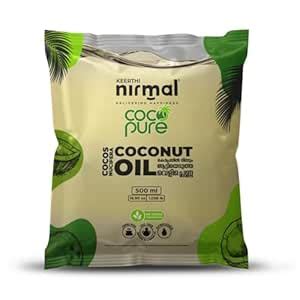 Keerthi Nirmal Coco Pure Coconut Oil – 500ml | 100% Natural, Cold ...
