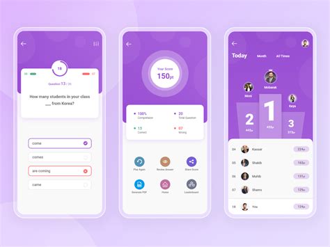 Kids E-Learning App | UI UX Design | Behance