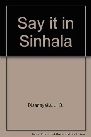 Buy Say it in Sinhala Book Online at Low Prices in India | Say it in ...