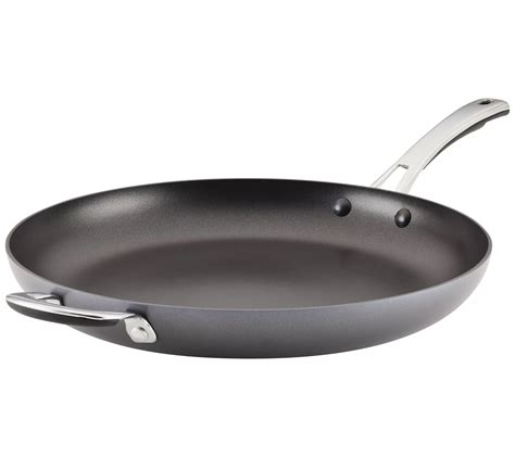 Rachael Ray Cook + Create 14" Frying Pan with Hlper Handle - QVC.com