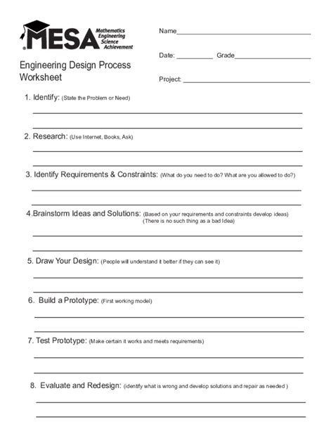 Fillable Online What is the Engineering Design Process? A Complete ...
