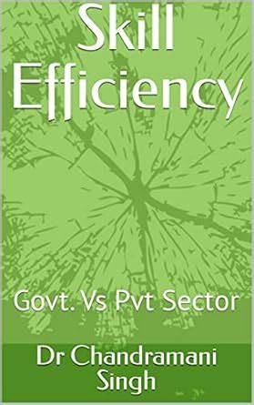 Skill Efficiency : Govt. Vs Pvt Sector eBook : Singh , Dr Chandramani ...