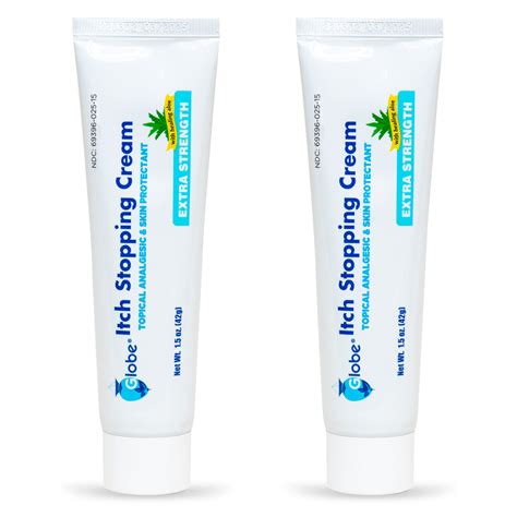 Globe 2 Pack Extra Strength Itch Stopping Anti Itch Cream | Desertcart ...