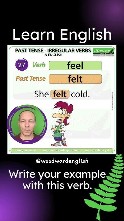 Past Tense of FEEL in English English Pronunciation of FELT | Learn ...