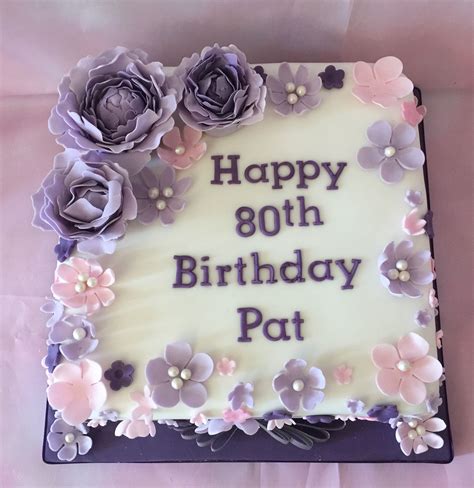 80th Birthday Party Decorations, 80 Birthday Cake, Happy 80th Birthday ...