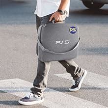 PSS Storage Bag for PS5, Travel Bag for PS5, Carrying Case Hard Shell ...