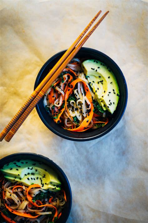 Brown Rice + Carrot Noodles w/ Miso Ginger Glaze | From This Rawsome ...