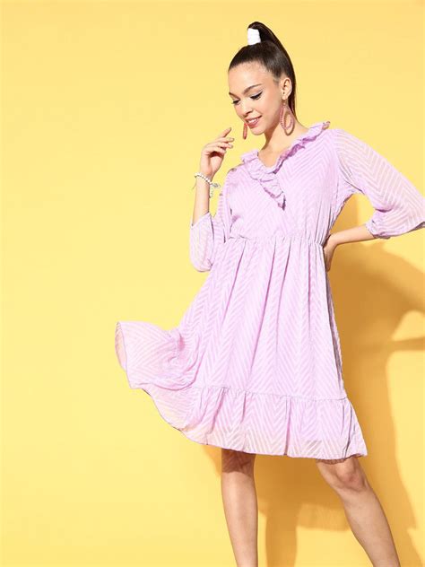 Lavender Striped Vacay Attire – pluss.in