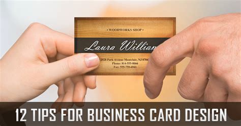 Business Card Design Tips 的图像结果