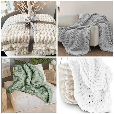 Hand Knit Chunky Blanket, Not Your Basic Batch & Co, Enumclaw, 14 ...
