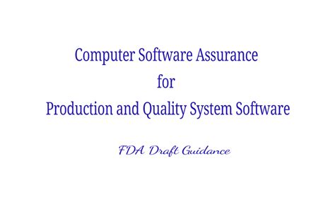 Computer Software Assurance Data 的图像结果