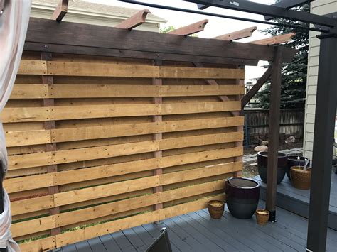 Wood Deck Privacy Wall Ideas at Bill Henson blog