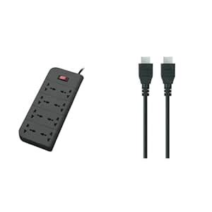 Belkin 8-Socket Surge Protector Universal Socket with 6.5ft (2-Meter ...