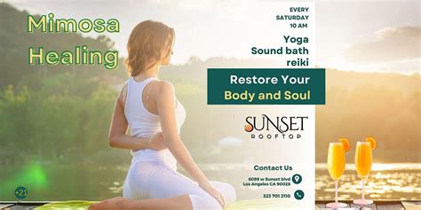 MIMOSA HEALING, SUNSET ROOFTOP, Los Angeles, 28 October 2023 | AllEvents.in