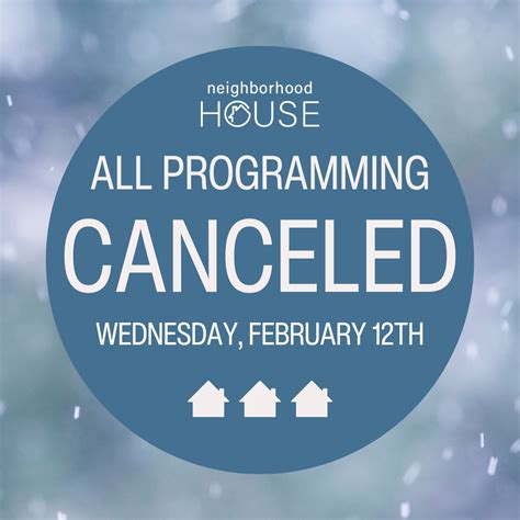 Due to the weather, our Meals on Wheels, Adult Education, and Youth ...