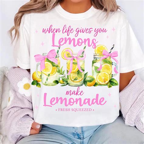 Coquette When Life Gives You Lemons Png Sublimation Design, Funny Make ...