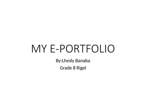 Portfolio Making Tutorial 的图像结果