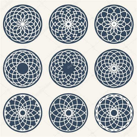 Simple geometric ornaments. Stock Vector by ©OlgaShi 68230719