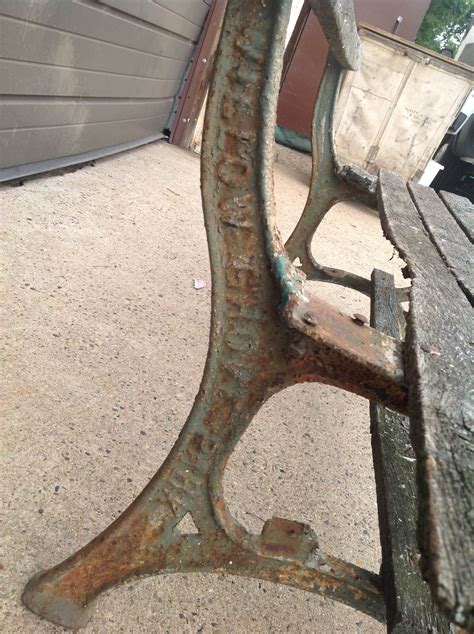 Vintage Willow Grove Amusement Park Bench - Obnoxious Antiques