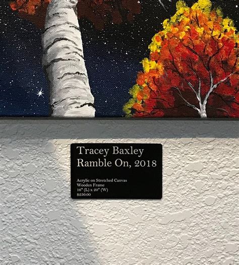 Personalized Gallery Wall Artist Placards - Black Wall Placards ...