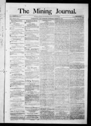 Marquette Mining Journal newspapers | Upper Peninsula Digital Network ...