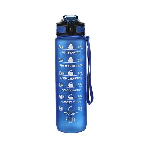 YAMB 32 oz Water Bottles with Times to Drink and Straw,Motivational ...