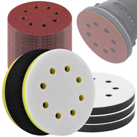 85 Pack Orbital Sander Interface Pads Hook and Loop - Upgraded Foam ...