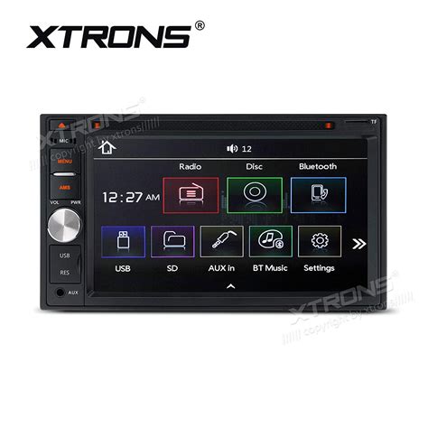 XTRONS 6.2'' Double Din 2 Din Touch Display Car CD DVD Player Stereo ...