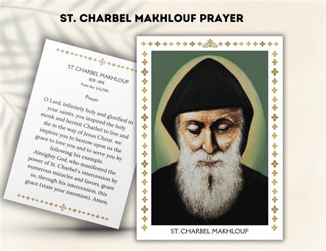 Mar Charbel Makhlouf, Saint Charbel of Lebanon, Lebanese Saints, St ...