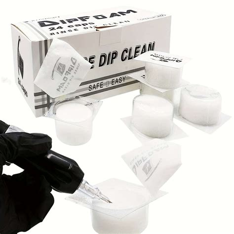 naom 24 pezzi/scatola Coppa per immersione tatuaggi, coppette monouso ...