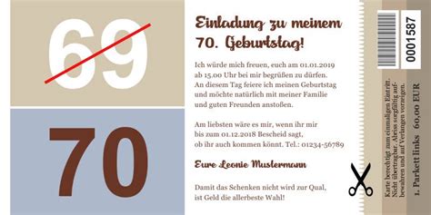 Einladung Zum 70 Geburtstag Oma