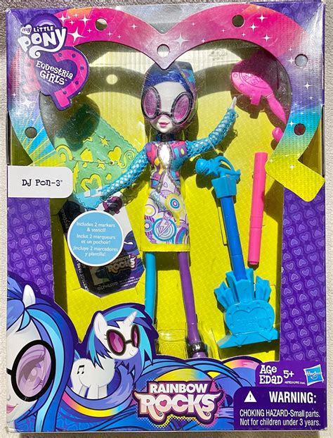 Hasbro My Little Pony Equestria Girls, “DJ Pon-3” Doll. Rainbow Rocks ...