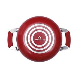 Home Centre Beattles Briston Aluminium Casserole with Lid - Red – Home ...